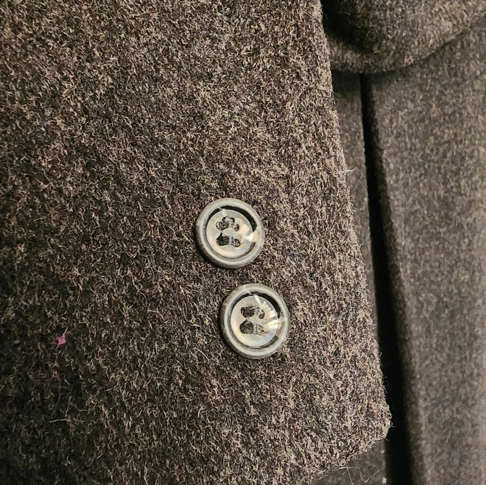 Vintage Mens PIERRE CARDIN 100%wool Top Coat - Picture 8 of 16